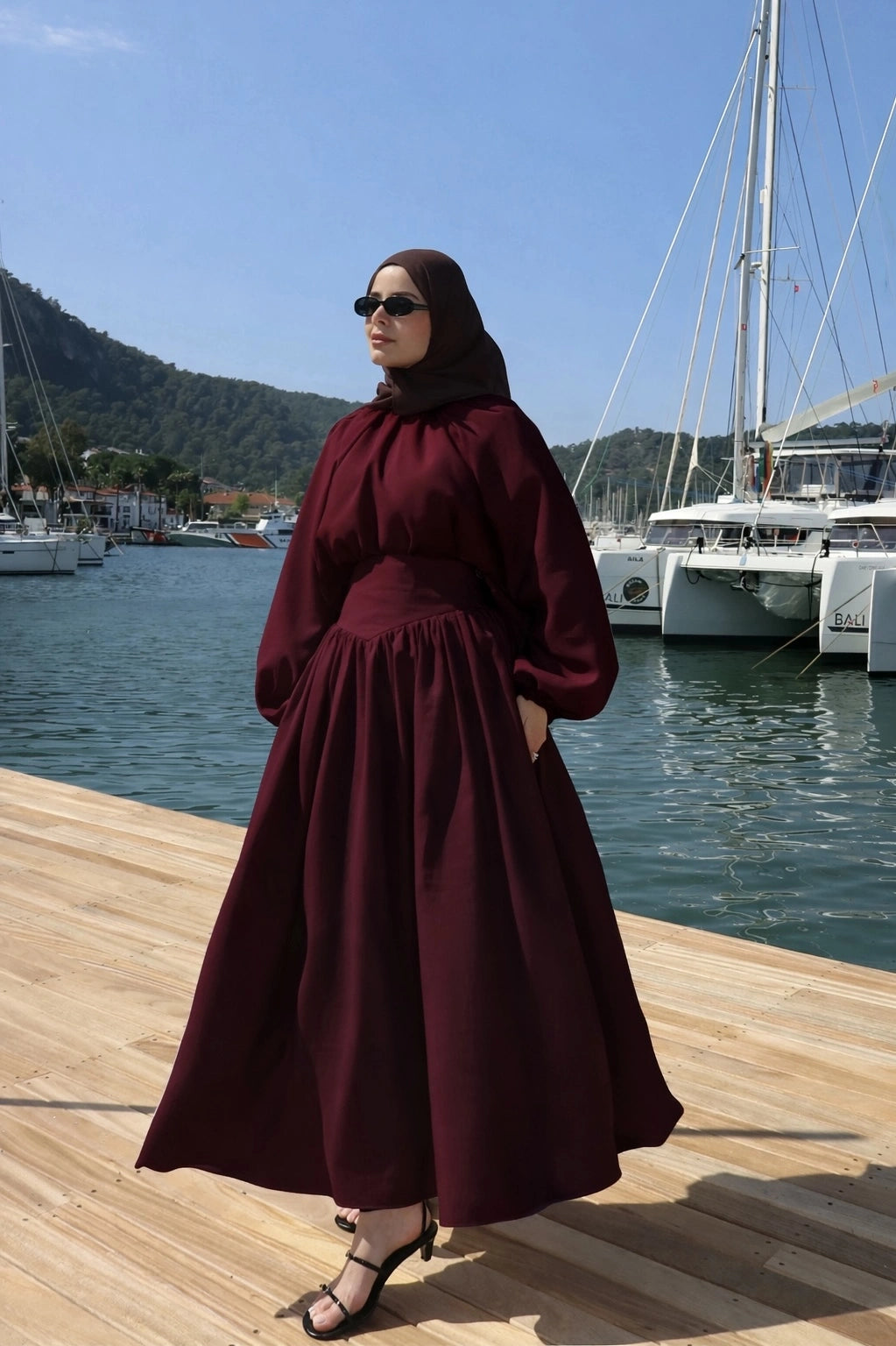طقم مودرن بلوزه+تنوره رابر مطاط