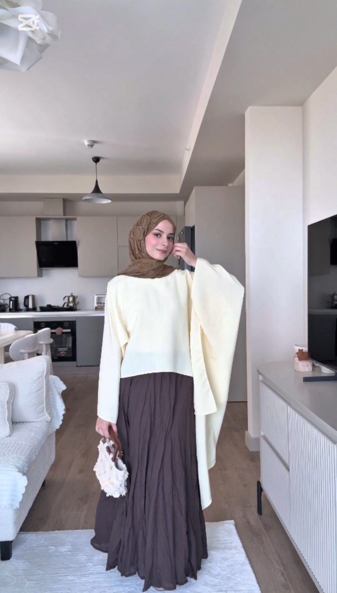 طقم تلبيق بلوزه+تنوره كرش مبطن